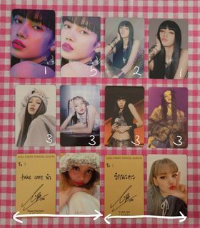 wts lisa lalisa blackpink pobs pcs