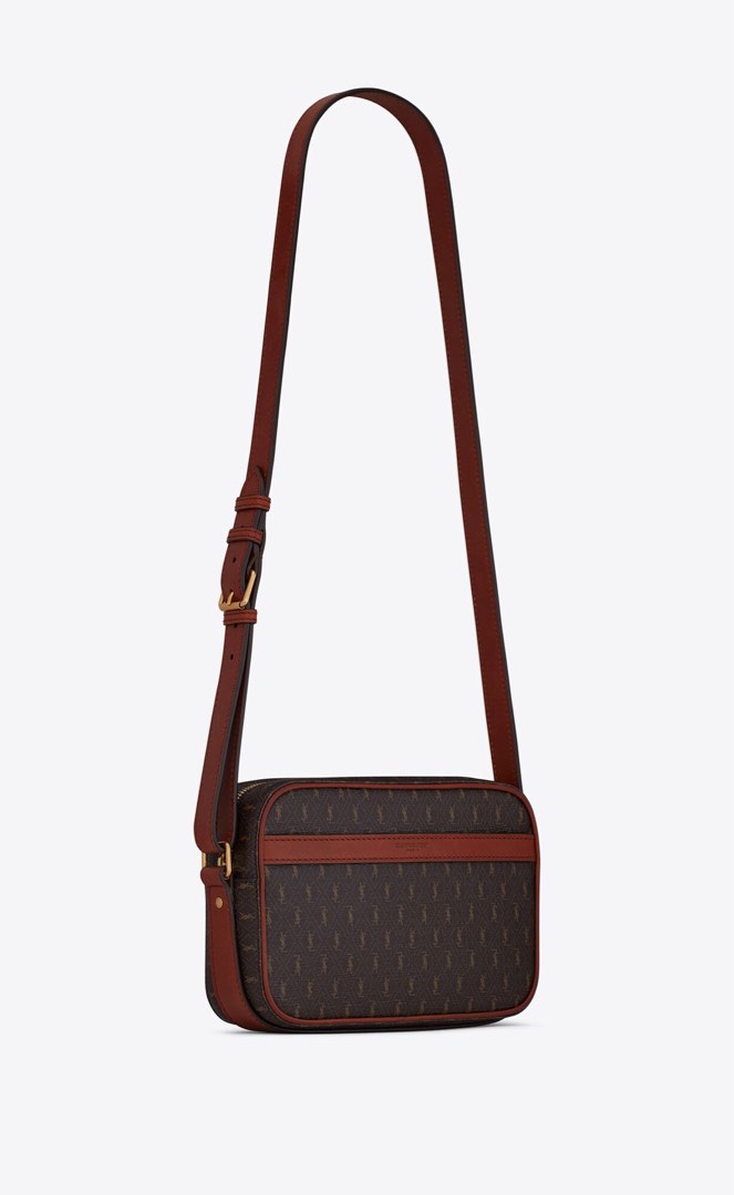 LE MONOGRAMME small satchel IN CASSANDRE CANVAS AND SMOOTH LEATHER