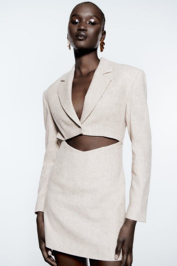 limited edition zara blazer dress