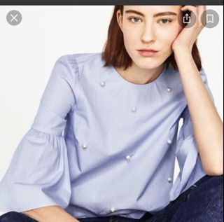 Zara Pearl Blouse