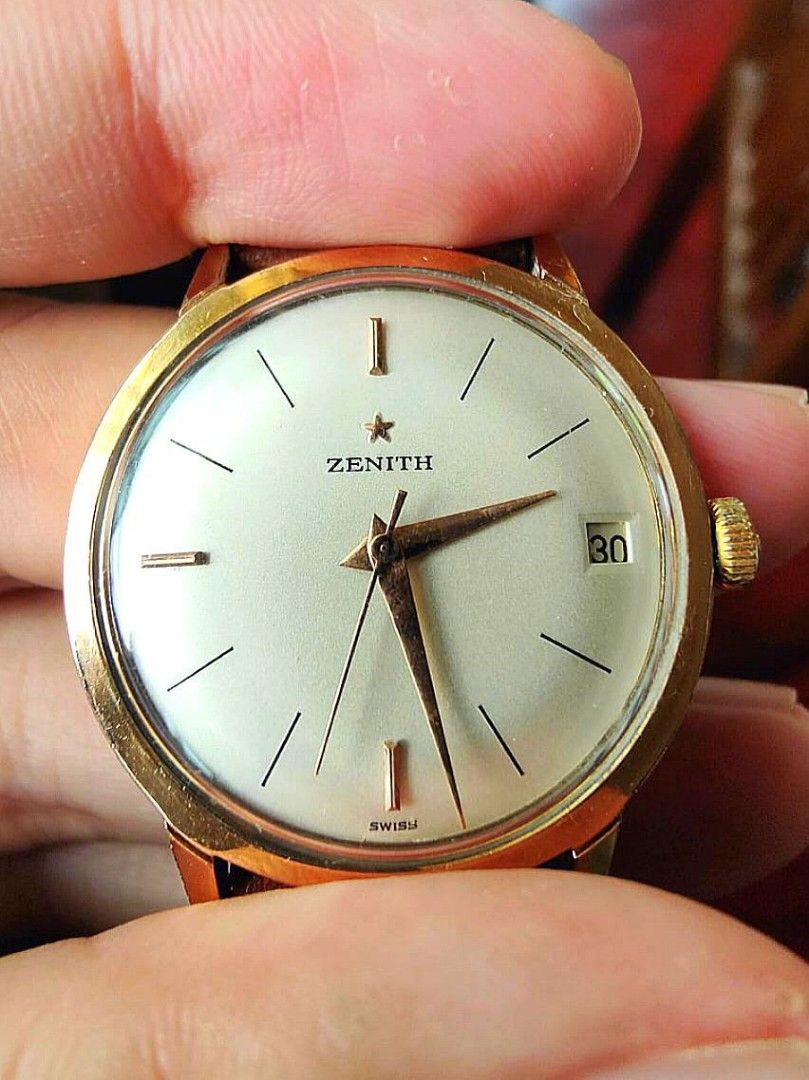 Zenith Vintage 18k gold Men s Fashion Watches Accessories