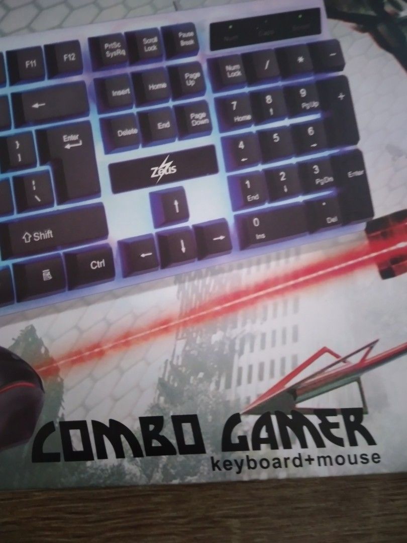 ZEUS KEYBOARD AND MOUSE K001, Computers & Tech, Parts & Accessories