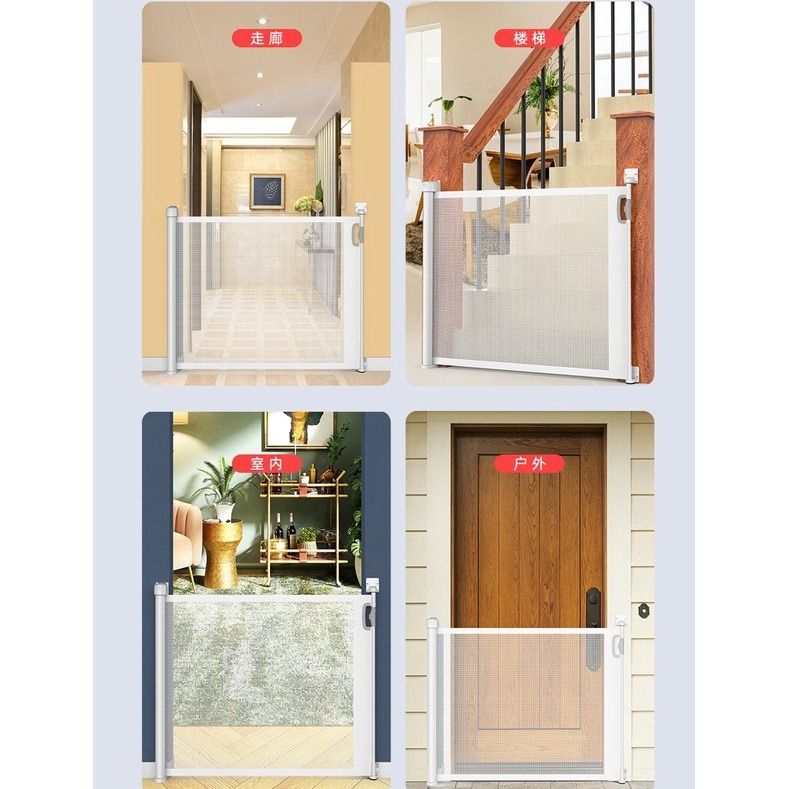 Gaterol active lite white retractable safety gate deals