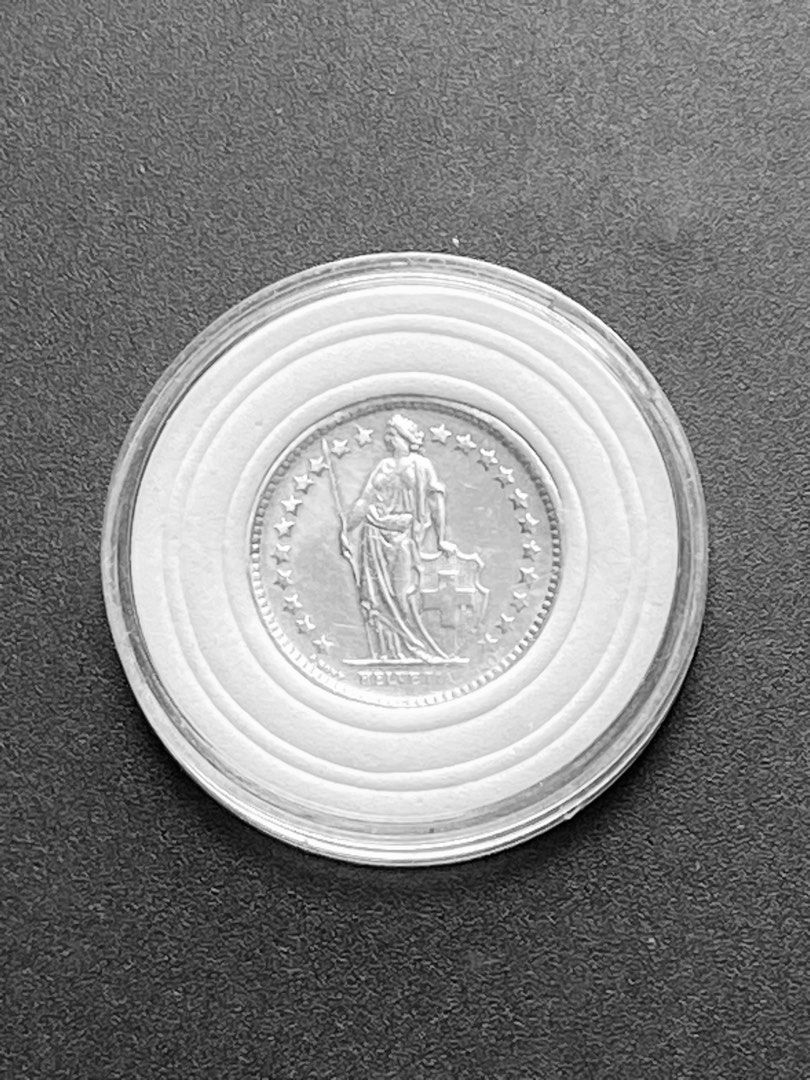 1968年🇨🇭 瑞士1/2 法郎硬幣Swiss 1/2 Franc, 興趣及遊戲, 收藏品及紀念品, 錢幣- Carousell