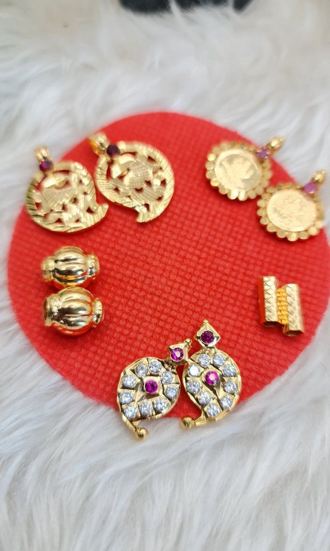 Gold plated cheap thali set