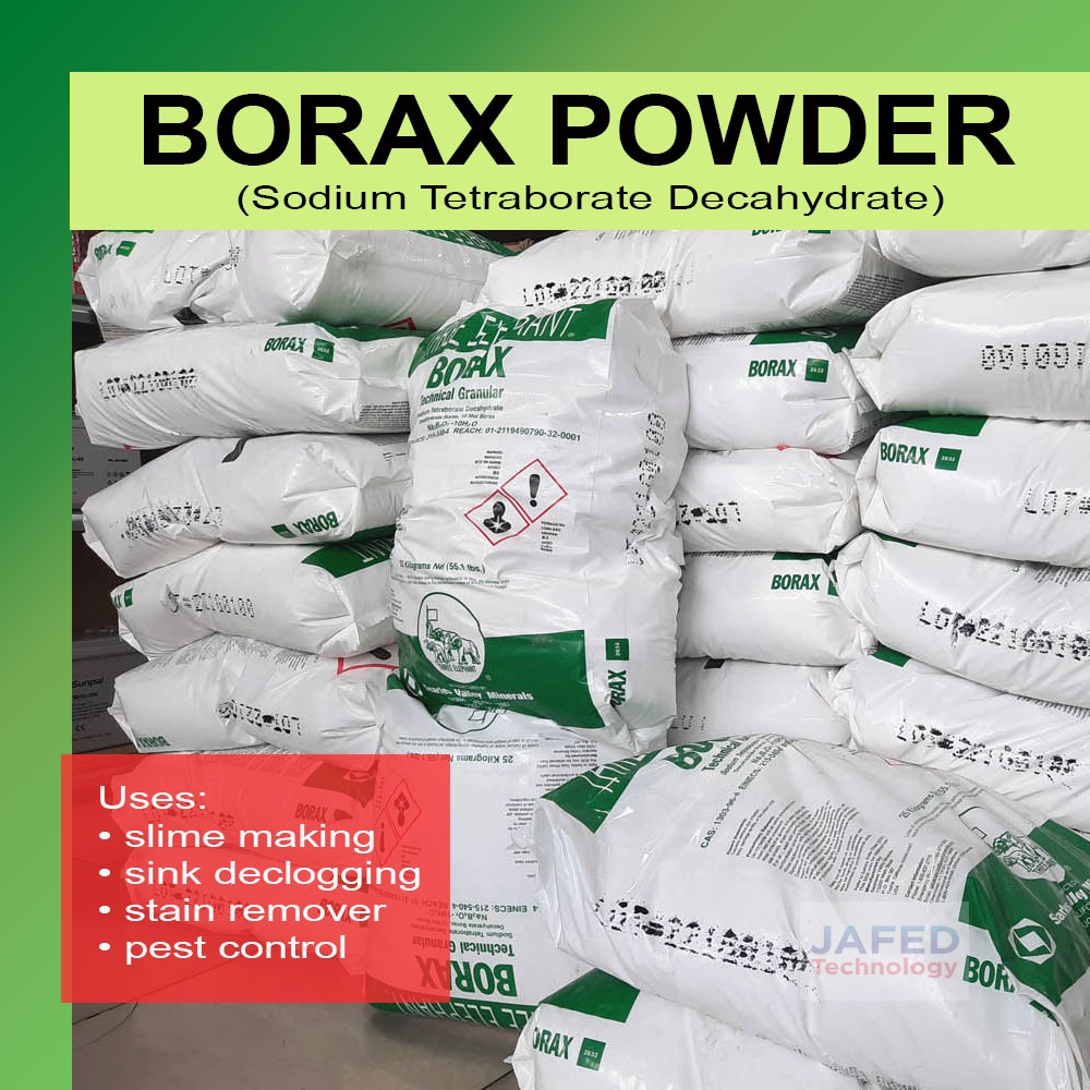 25kgs Three Elephant Borax Powder Sodium Tetraborate Decahydrate from