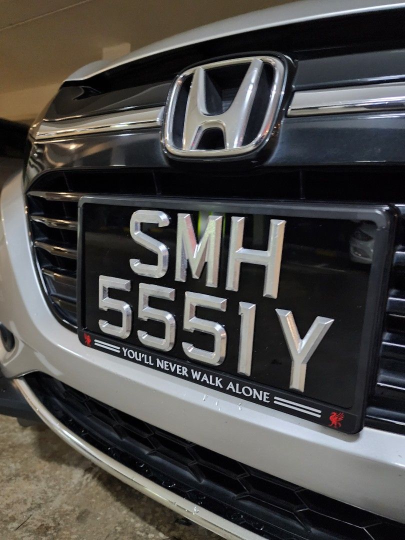 3d classic chrome car plate, Car Accessories, Car Plates on Carousell
