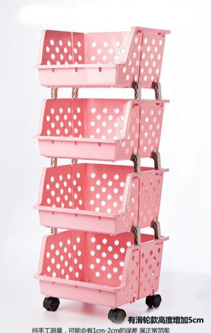 4 tiers storage trolley, Furniture & Home Living, Home Improvement