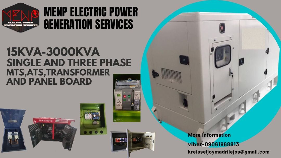 75kva generator set, Commercial & Industrial, Construction & Building ...