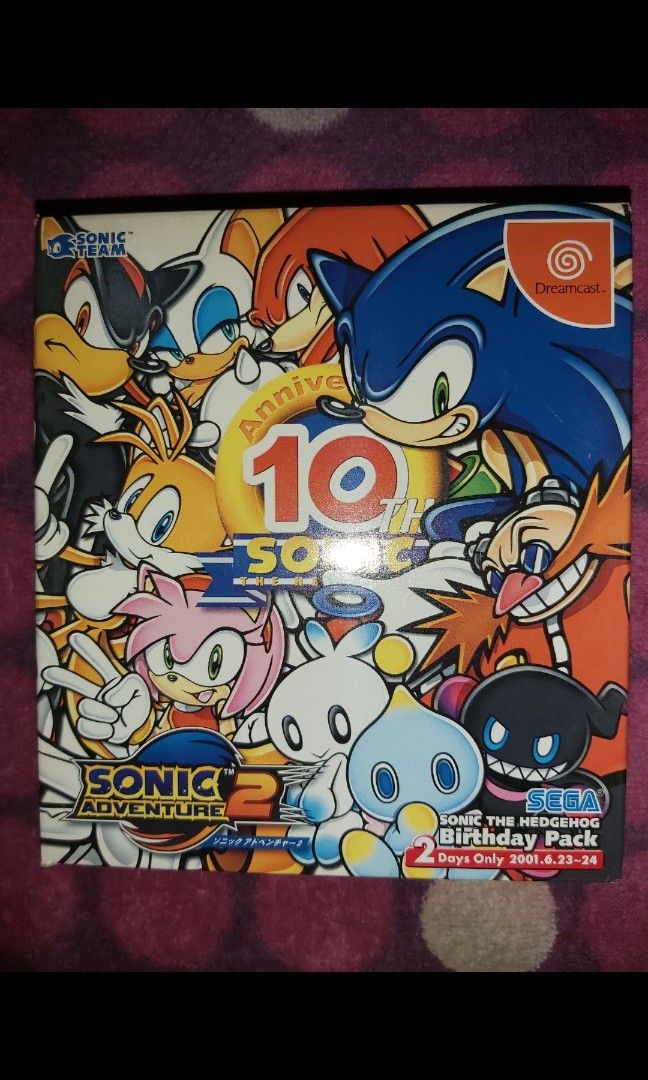 世嘉Sega Dreamcast Game Sonic Adventure 2 超音鼠大冒險Two Sonic