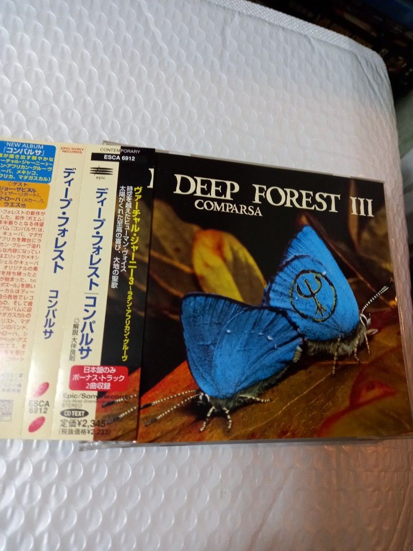 日版Deep Forest 純音樂cd, 興趣及遊戲, 音樂、樂器& 配件, 音樂與媒體