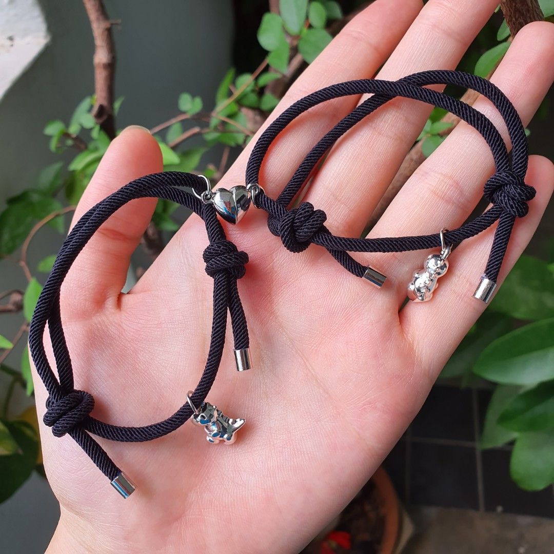 INSTOCKS matching adjustable minimalist bracelets couple