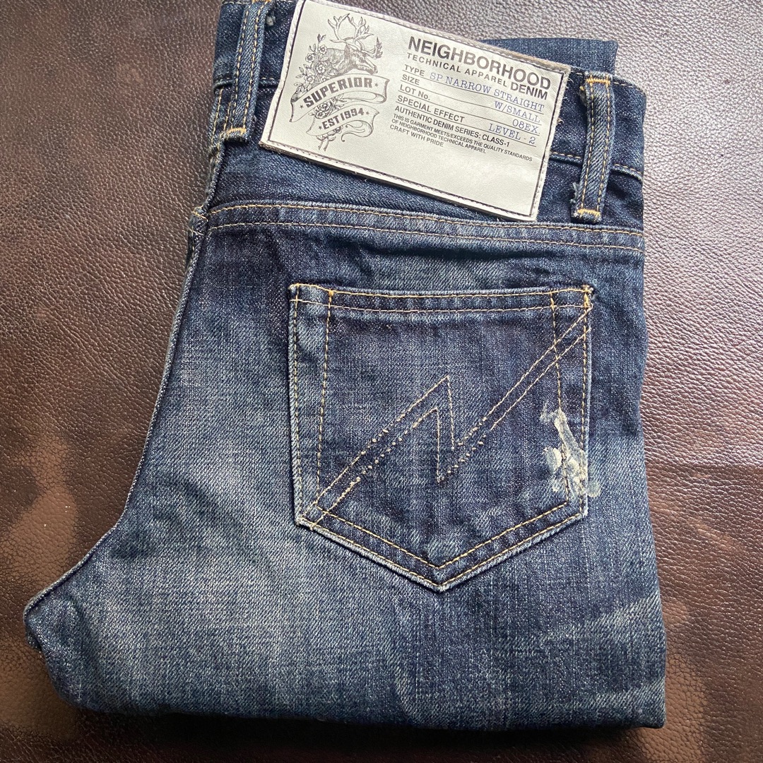 日本製🇯🇵 Neighborhood NHBD W27 W28 Washed Denim Jeans牛仔褲