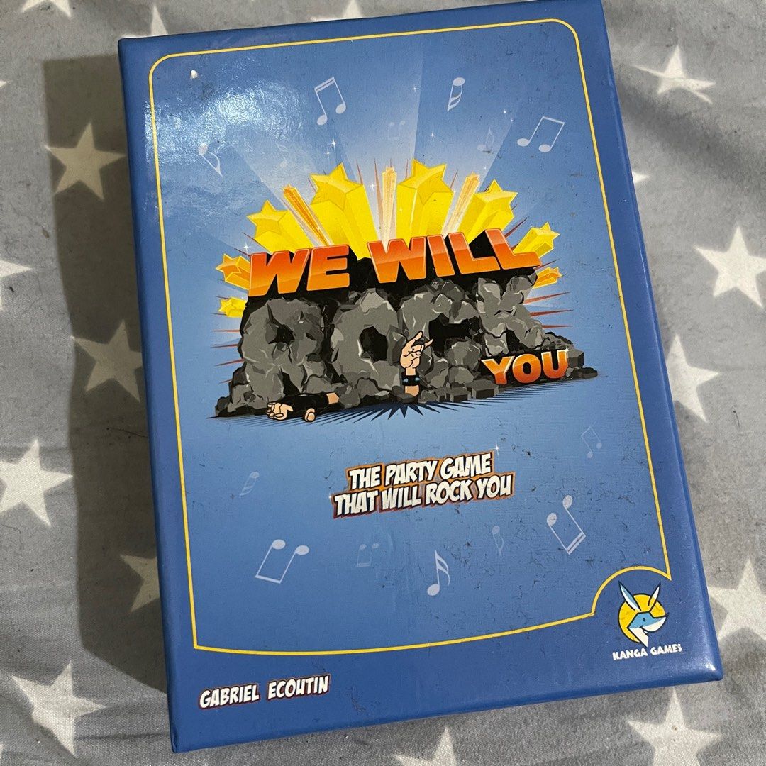 搖滾節奏WE WILL ROCK YOU 桌遊, 書籍、休閒與玩具, 玩具、公仔、桌遊在旋轉拍賣