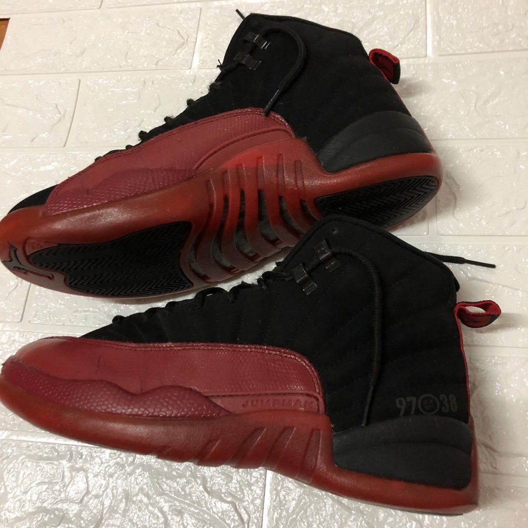 Jordan 12 flu game suede discount