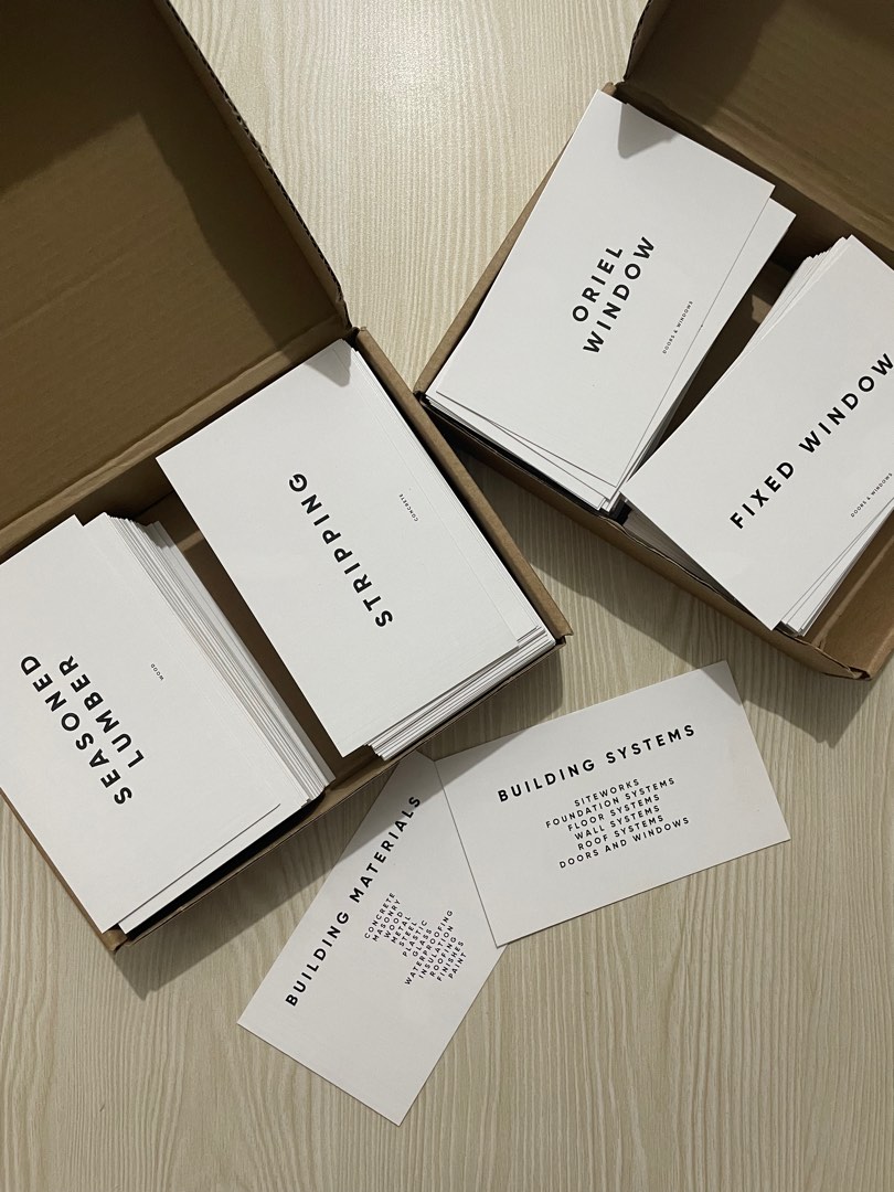 ALE Reviewer Set 1 Top Lab Flash Cards Building Materials