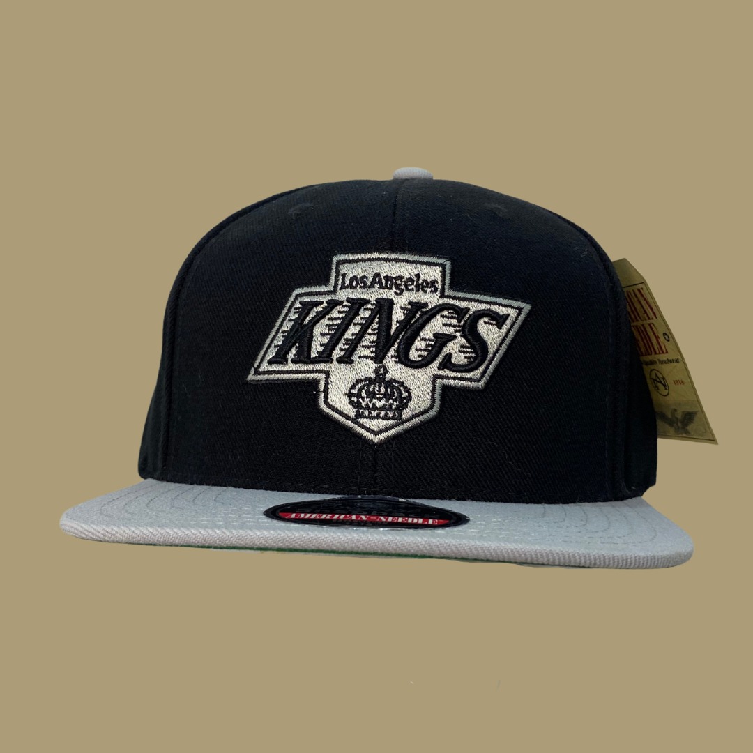 American Needle Los Angeles Kings Black Cord Snapback Cap