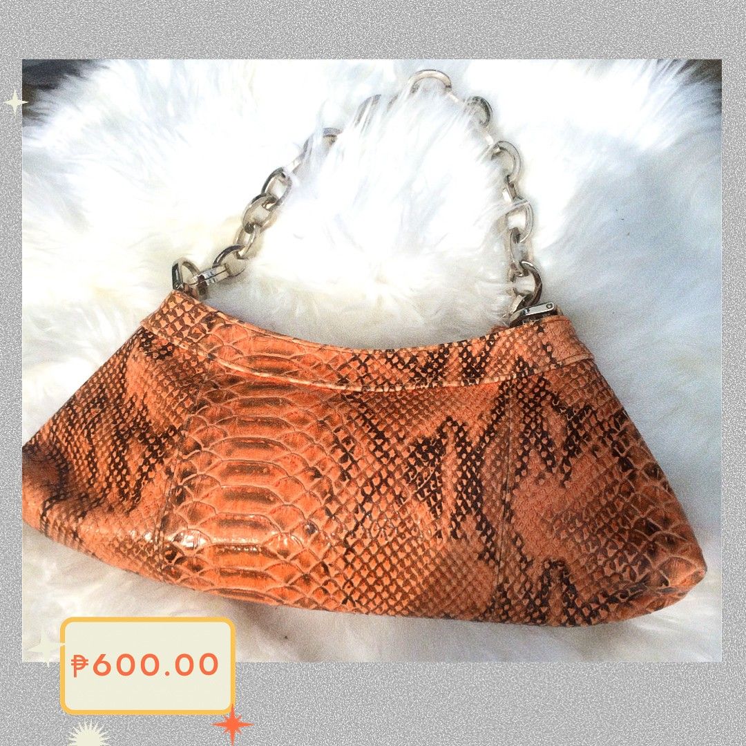 ANIMAL SKIN LEATHER BAG, Women's Fashion, Bags & Wallets, Shoulder Bags on  Carousell