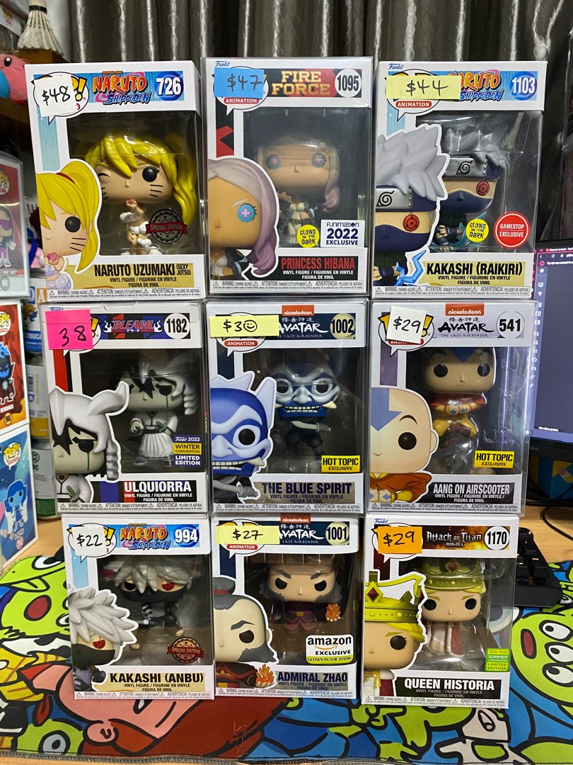 Anime Funko Pops Naruto Shippuden Uzumaki Sexy Jutsu, Fire Force