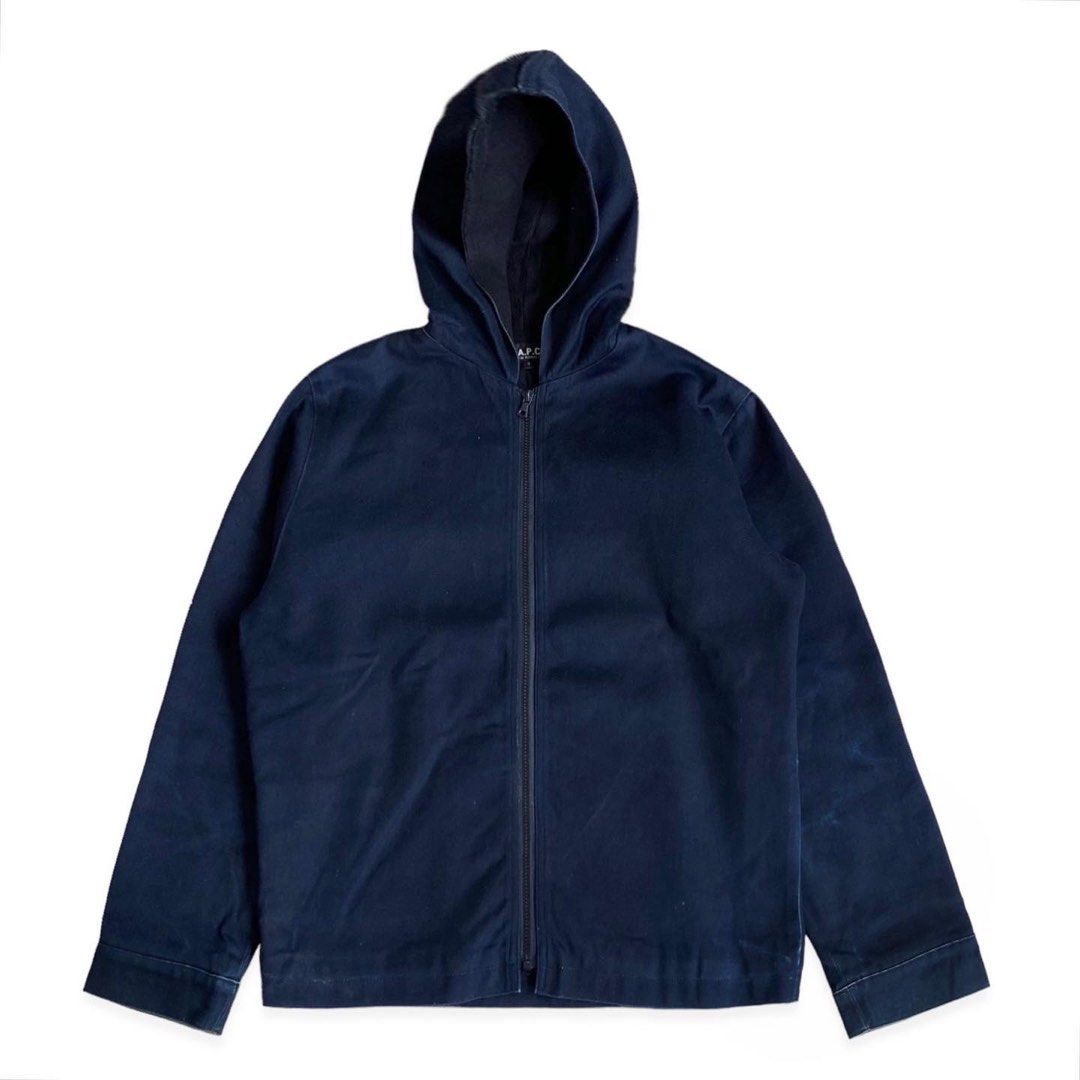 A.P.C. zip hoodie denim jacket jaket apc paris