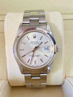 Auth Rolex Oyster Perpetual Date 34mm Unisex Watch