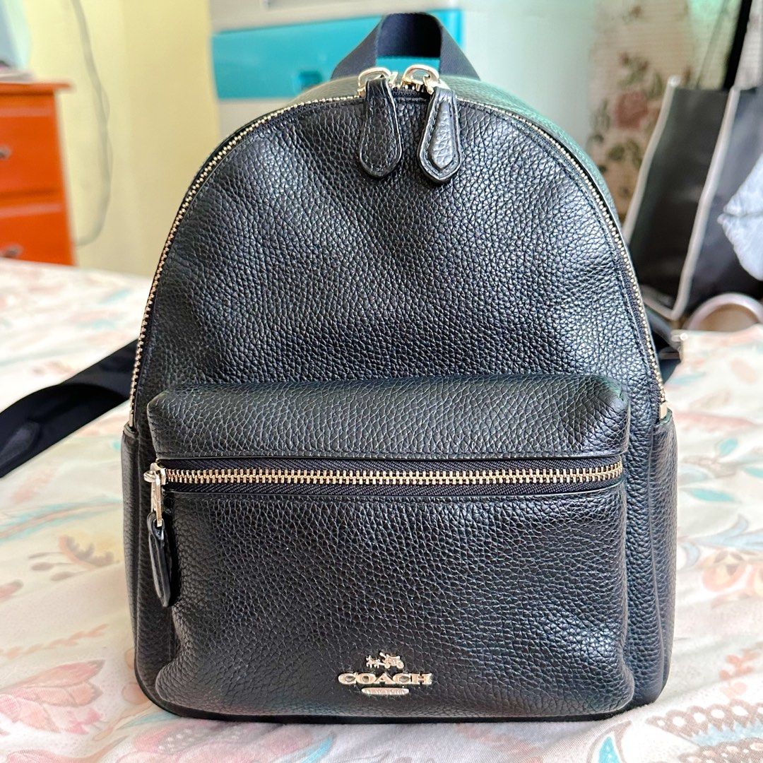 Coach charlie backpack black hotsell