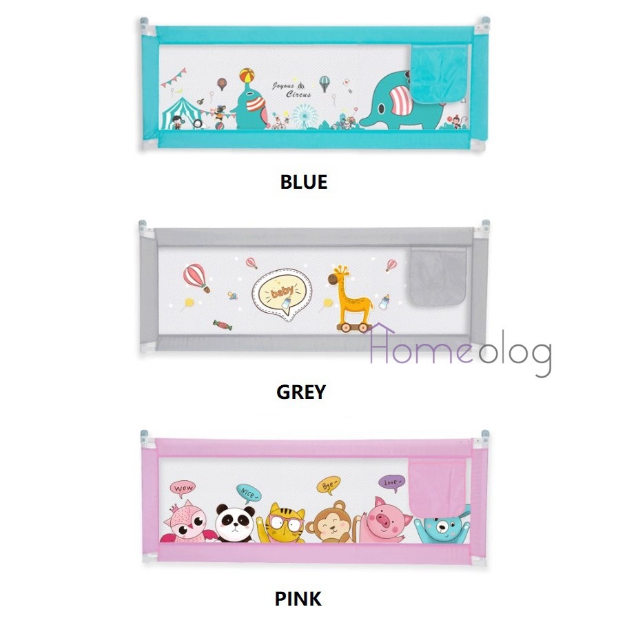 Baby Bed Grid Rail Guard Safe Fencing Safety Fence Cot Protector Child Kids Bumper Toddler