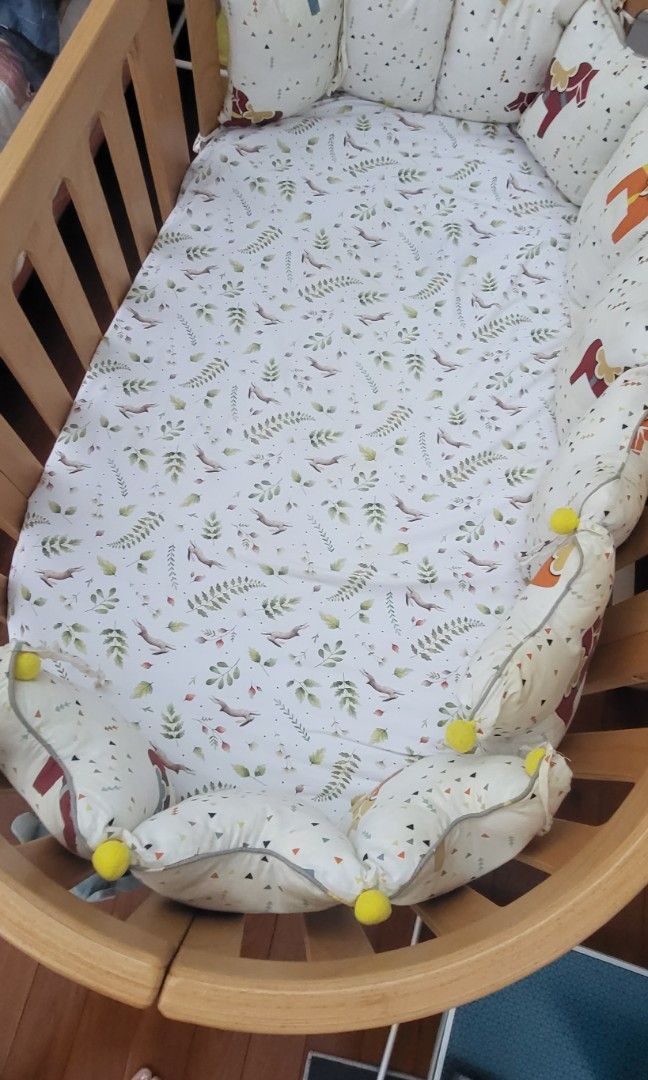 Baby oval shape cot, Babies & Kids, Baby Nursery & Kids Furniture, Cots
