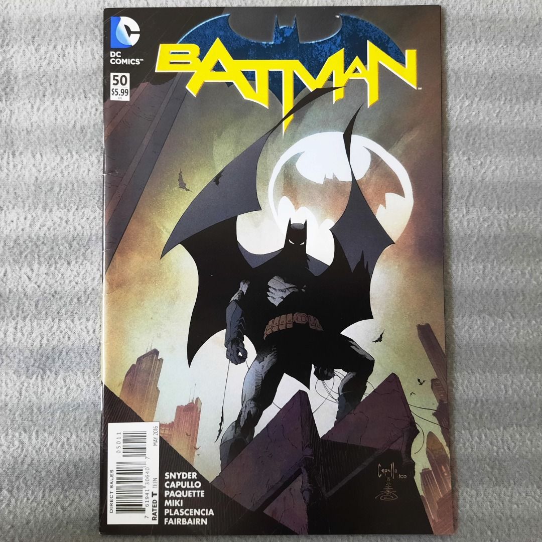 Batman #50 New 52 (DC Comics) Greg Capullo, Scott Snyder, Danny Miki,  Hobbies & Toys, Books & Magazines, Comics & Manga on Carousell