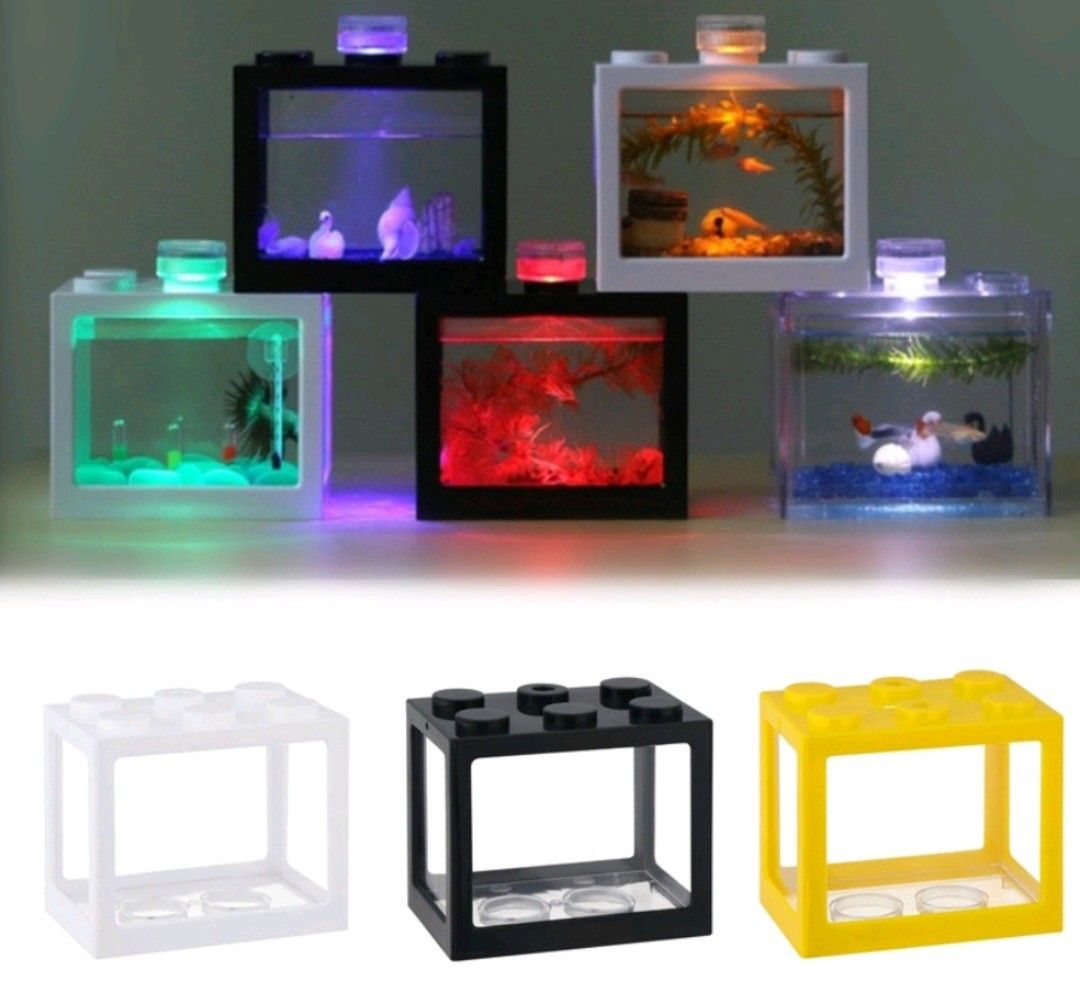 Mini lego fish on sale tank