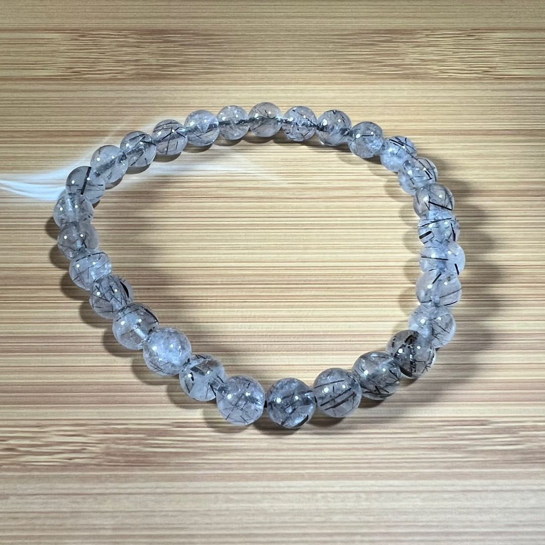 Black Rutilated Quartz Bracelet Women s Fashion