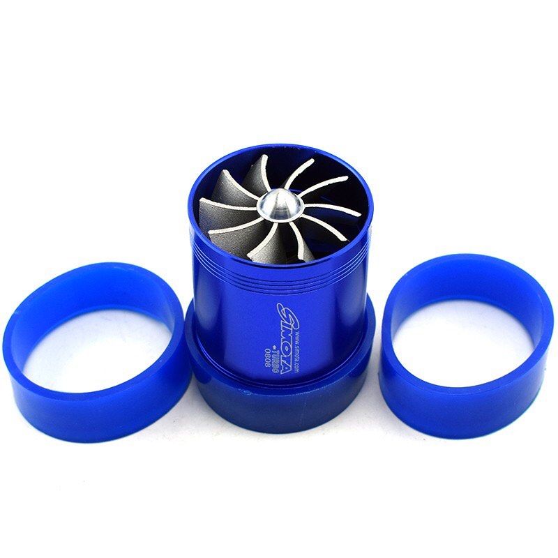 BLUE SIMOTA super spiral turbo ventilator, Car Parts & Accessories,  Mufflers and Exhaust Parts and Accessories on Carousell