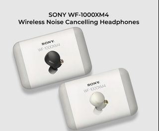 (BN, Sealed) Sony WF-1000XM4 Noise Cancelling Wireless Earbuds Earpiece (2 Colours, 1 Year Local Warranty)