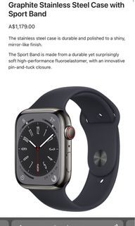 BNIB Apple Watch 8 (45MM)