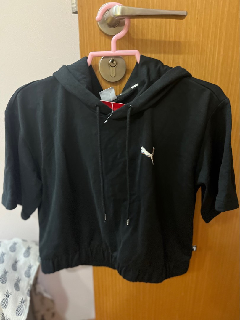 Puma short sleeve hoodie on sale
