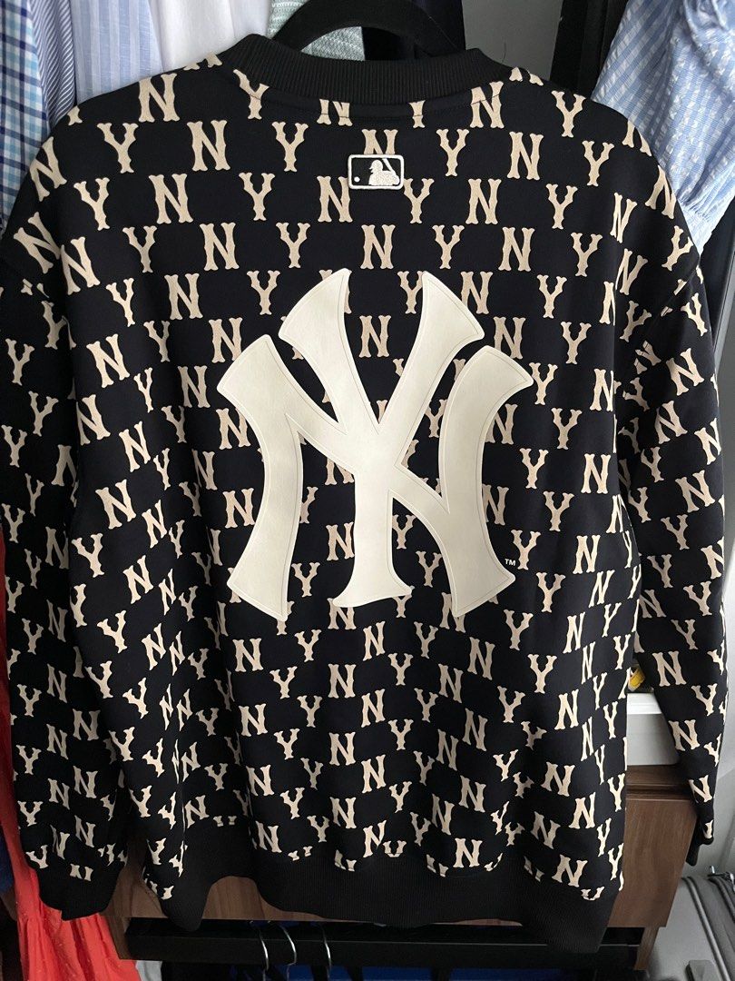 Authenticbyvp - READY STOCK MLB Monogram Sweatshirt Black
