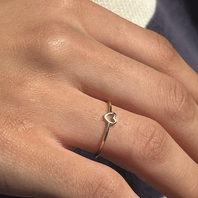 Brandy melville heart ring deals