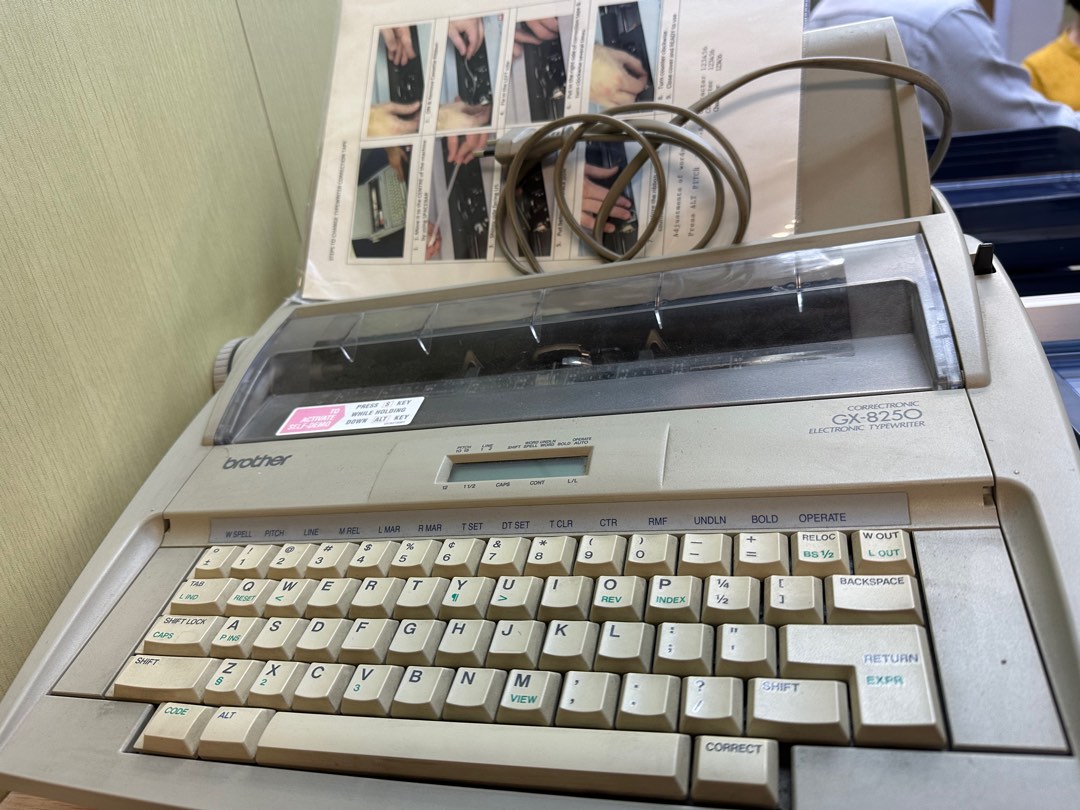 Brother Electronic Typewriter GX8250, Computers & Tech, Parts