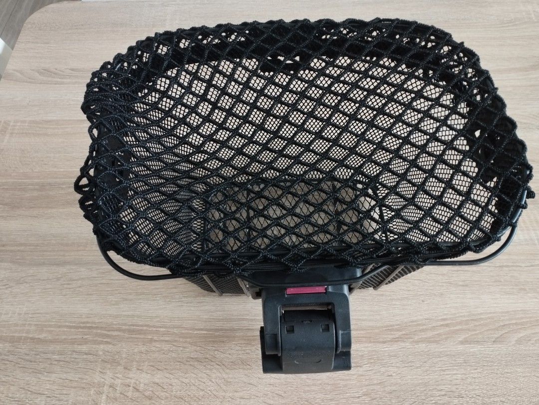 BTWIN Bike Basket + New Net, Sports Equipment, Bicycles & Parts, Parts