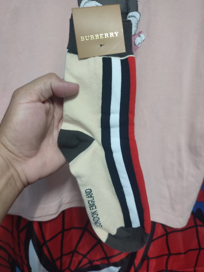Burberry mid socks, Men's Fashion, Watches & Accessories, Socks on Carousell