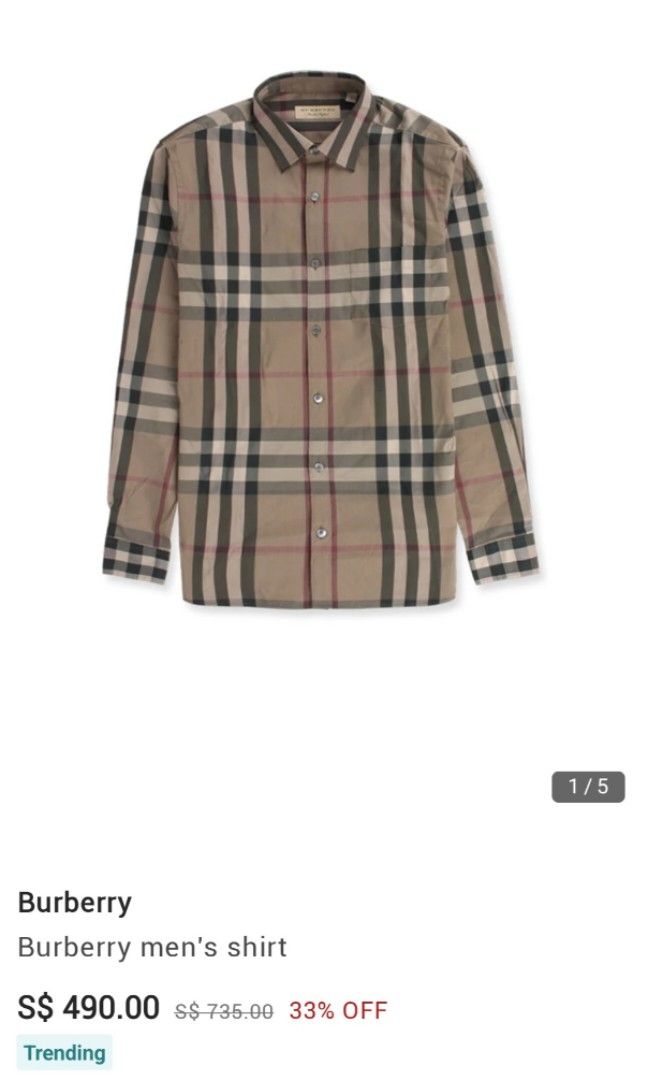 Brand New Clearance Burberry Shirt