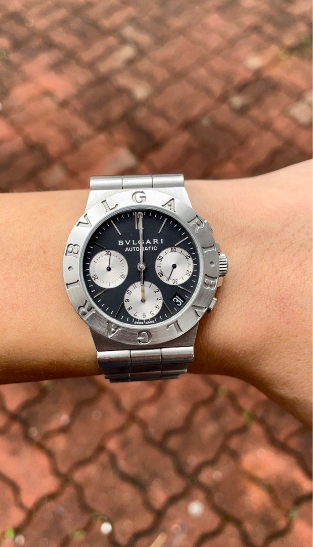 SALE BVLGARI 36mm Diagono CH 35 S automatic bulgari watch