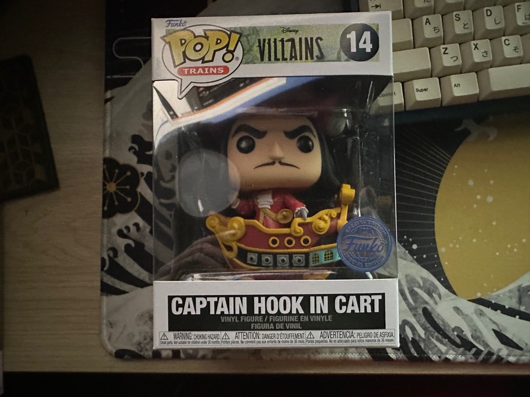 Captain Hook in Cart Funko Pop (Special Edition), Hobbies & Toys, Toys &  Games on Carousell