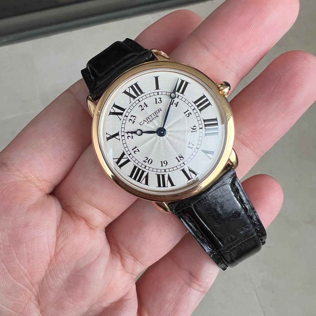 Cartier Ronde CPCP Yellow Gold watch only Luxury Watches on