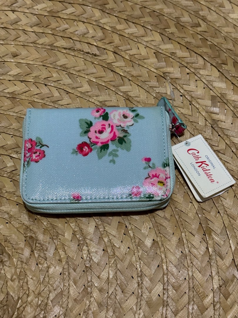 Cath Kidston Mini Zipped Rose Travel Purse, Women's Fashion, Bags