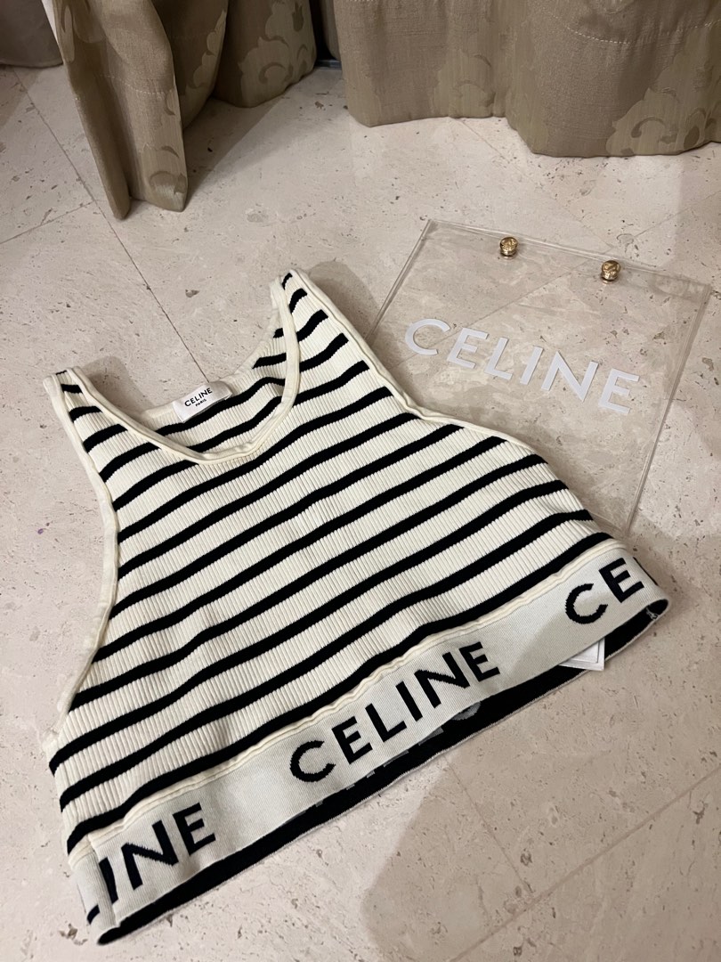 Celine bra top, Women's Fashion, Tops, Other Tops on Carousell