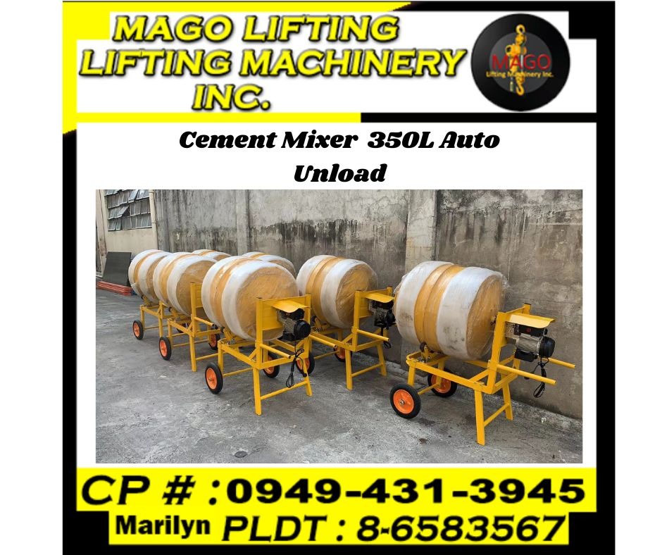 cement mixer 350l auto unload, Commercial & Industrial, Construction