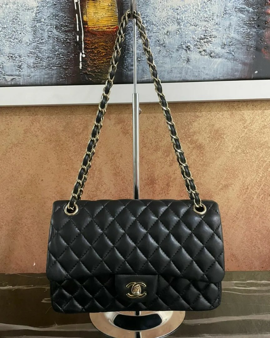 Chanel Classic Double Flap Lambskin Medium, Women's Fashion, Bags &  Wallets, Shoulder Bags on Carousell