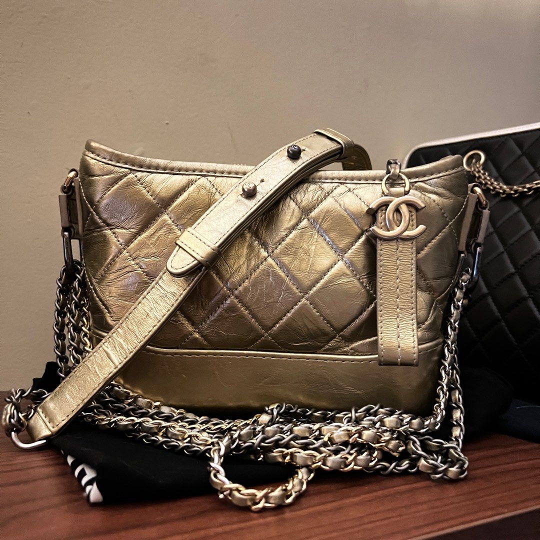 tas sling-bag Chanel Gabrielle Small Black #24 Sling Bag