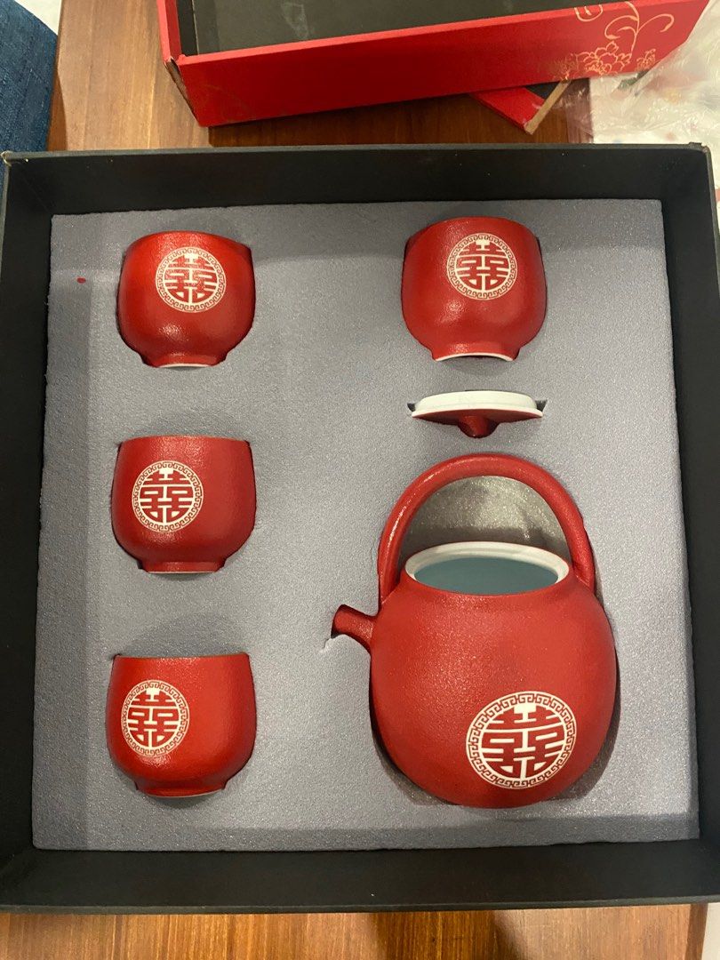 Chinese Tea Set wedding ceremony, Furniture & Home Living, Kitchenware